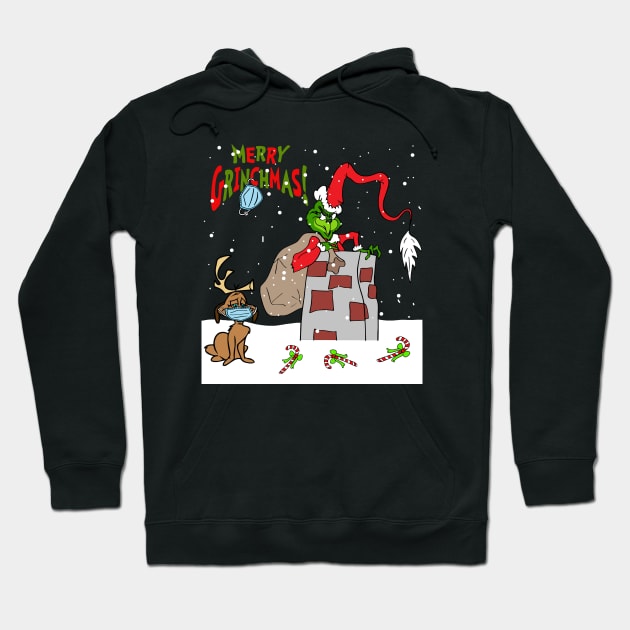 Funny Ugly Grinches Merry Christmas Gift Hoodie by albertperino9943